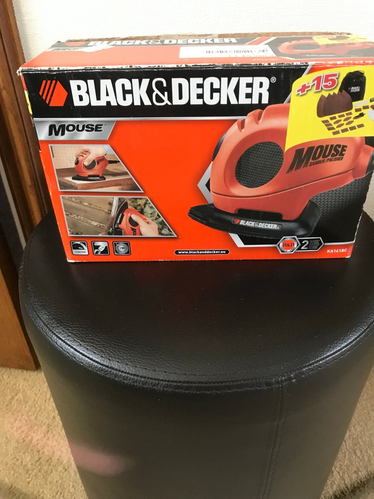 Black & Decker Mouse schuurmachine KA161BC, Doe-het-zelf en Verbouw, Ophalen of Verzenden, Gebruikt, Minder dan 600 watt, Overige typen