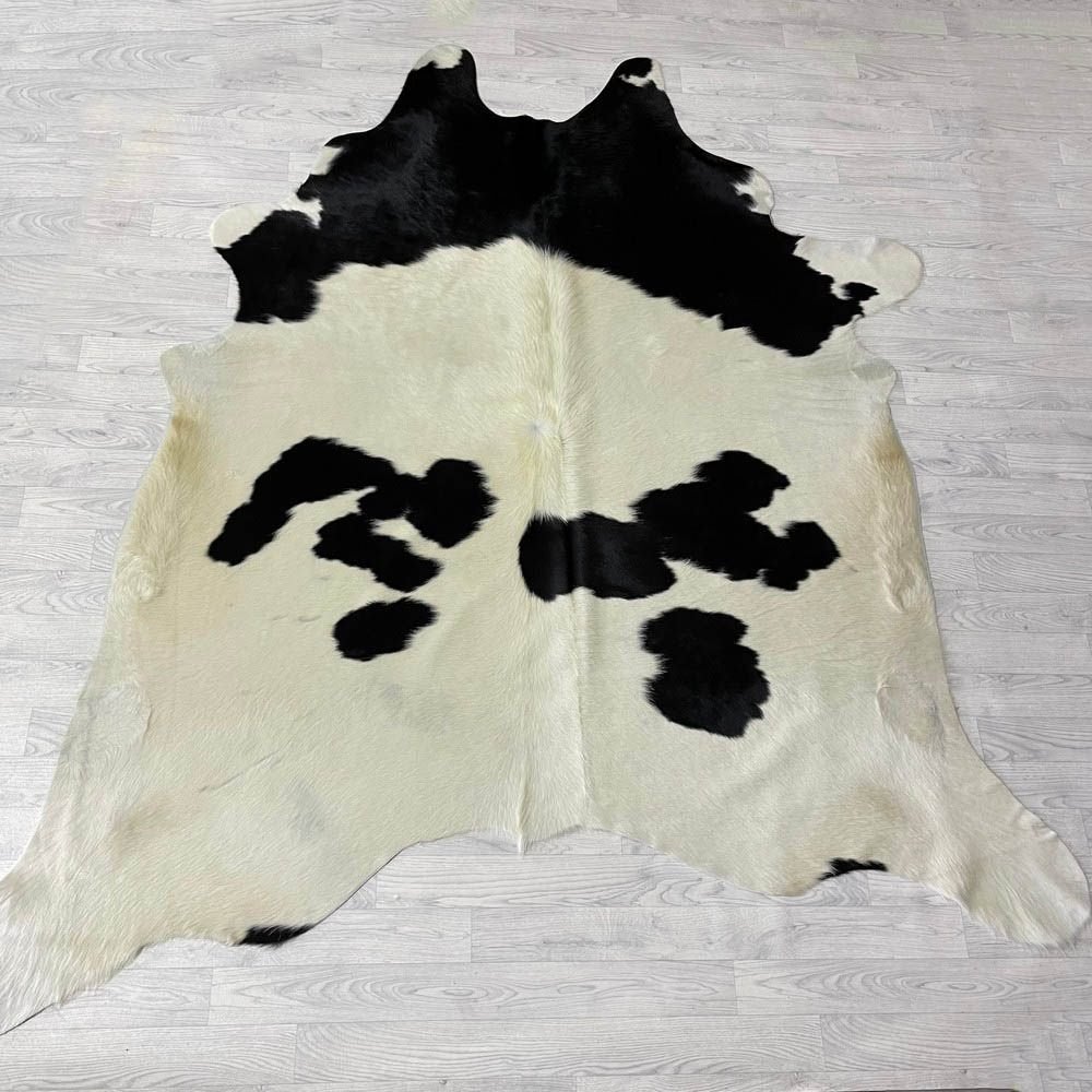 Koeienhuid zwart creme 240x225cm B-keus | Lederstore, Landelijk, modern, Scandinavisch, industrieel, 200 cm of meer, Overige vormen