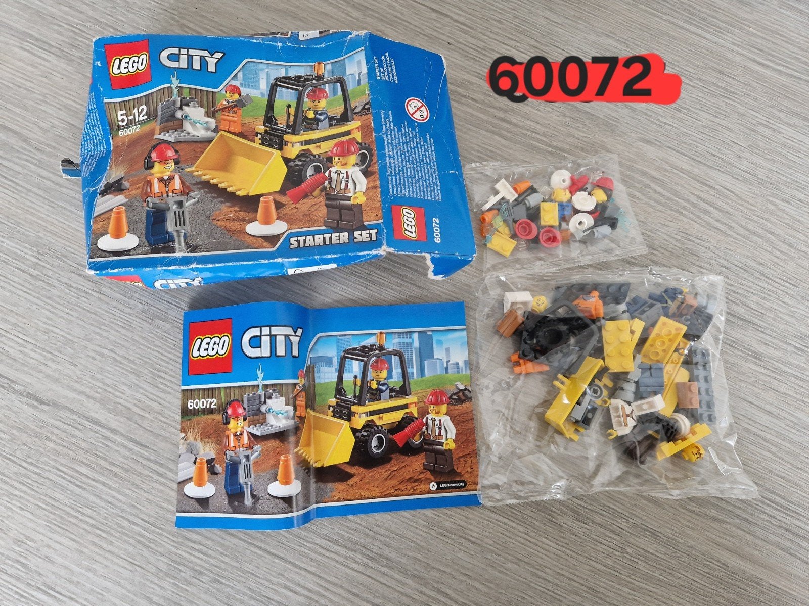 Lego city graafmachine 60072  nieuw, City, Lego, Nieuw, Ophalen of Verzenden