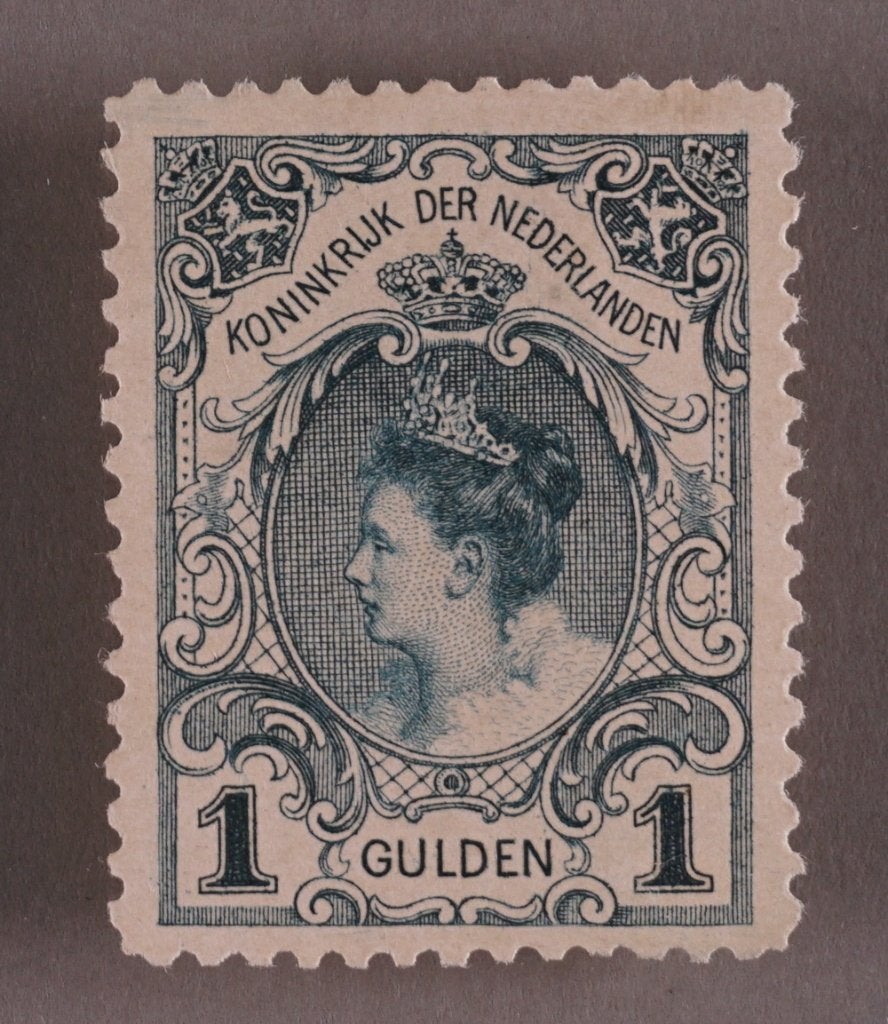 49   1898  Kroningsgulden  MNH met attest, Postzegels en Munten, Ophalen of Verzenden, T/m 1940, Postfris