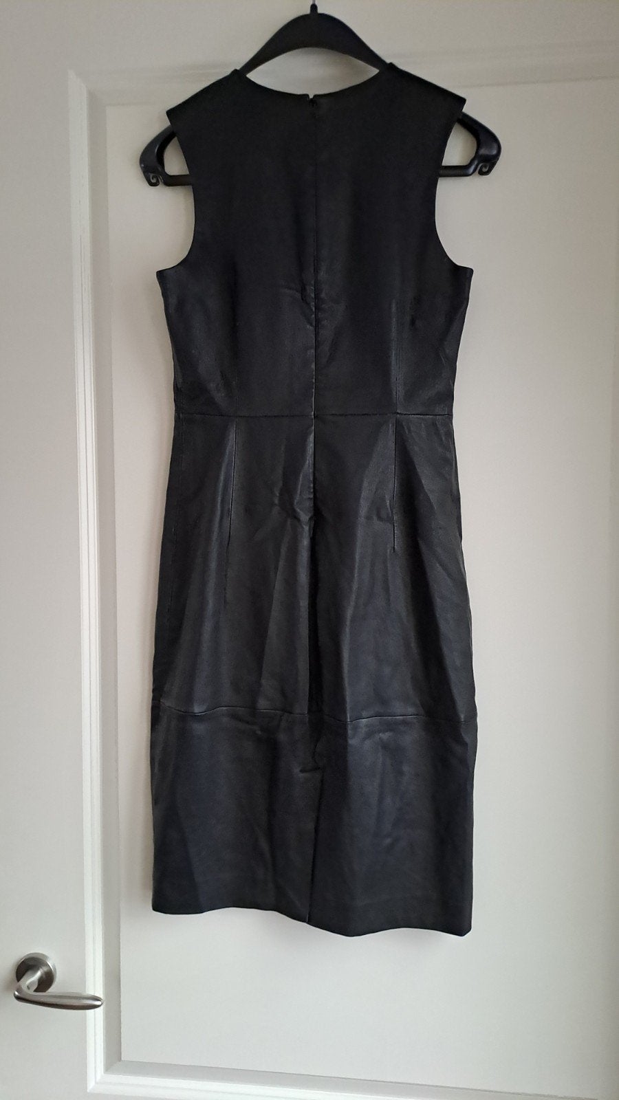 Tommy Hilfiger imitatie leren jurk dames maat S, Kleding | Dames, Zwart, Ophalen of Verzenden, Zo goed als nieuw, Maat 36 (S)