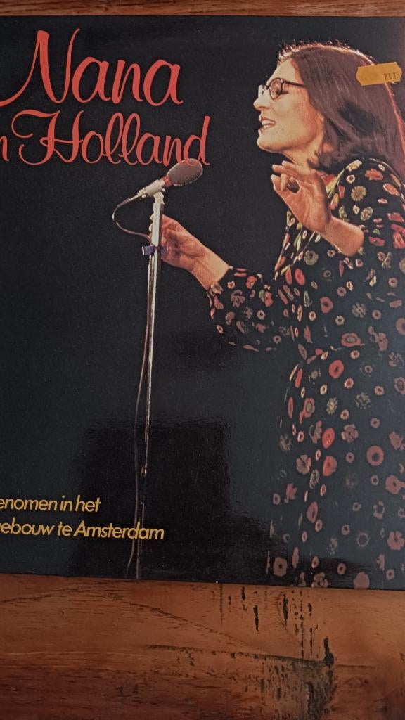 nana mouskouri in holland  lp, Inclusief binnenhoes, Ophalen, Gebruikt, 12 inch