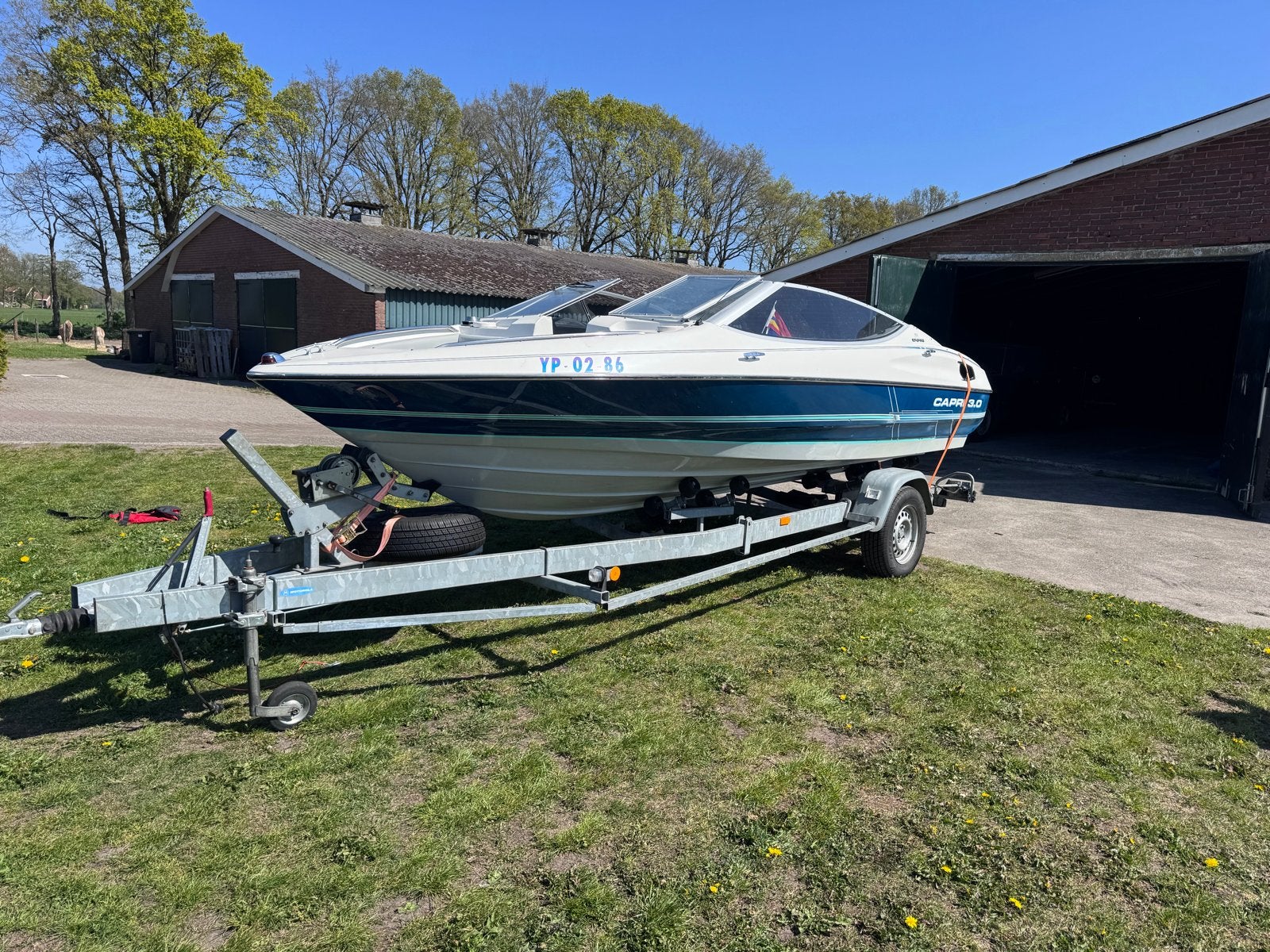 Bayliner Capri 3.0 140PK, Watersport en Boten, Speedboten, Gebruikt, Bayliner, Benzine, 120 tot 200 pk, Binnenboordmotor, Polyester