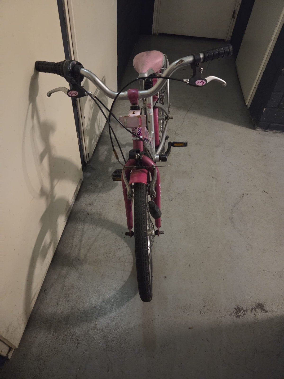 Roze kinderfiets Papillon 20 inch, Fietsen en Brommers, Ophalen, 20 inch of meer, Velgrem, Papillon