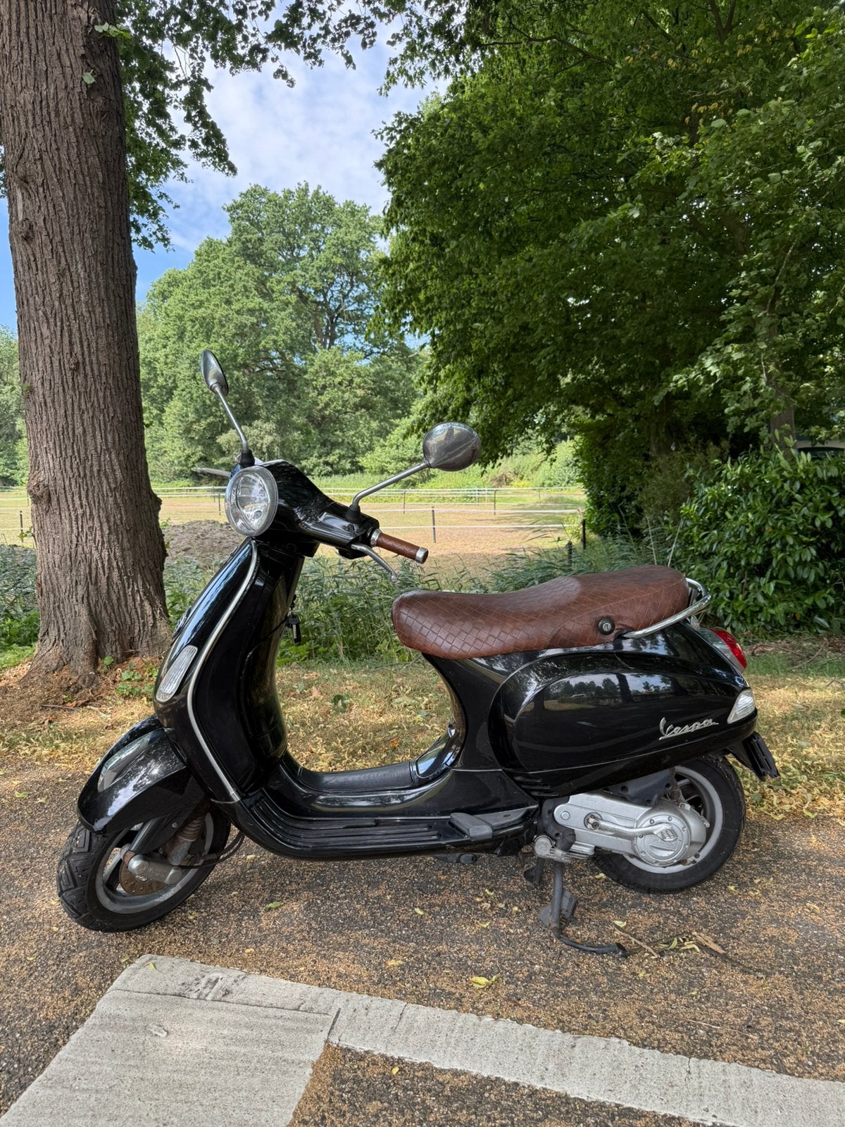Vespa Piaggio LX50 C38 4takt 45km/u zwart, Fietsen en Brommers, Ophalen, Gebruikt, Maximaal 45 km/u, Benzine