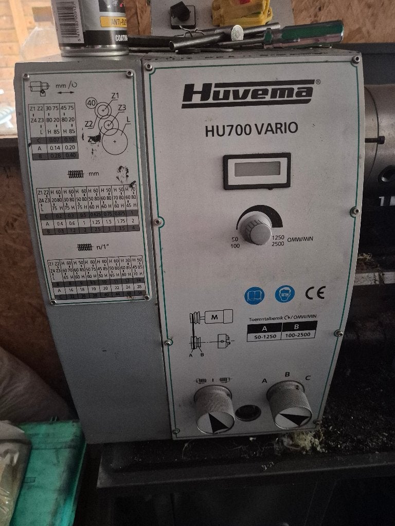 Huvema Draaibank, Ophalen, Gebruikt, Metaaldraaibank