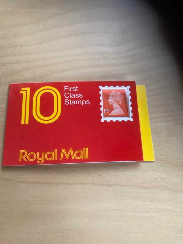 Royal Mail 10 First Class Postzegels 19p - Koningin Elizabet, Ophalen of Verzenden
