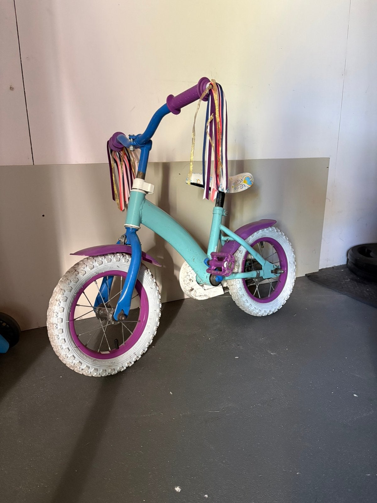 Elsa meisjes fiets, Ophalen, Gebruikt, Terugtraprem, Minder dan 16 inch