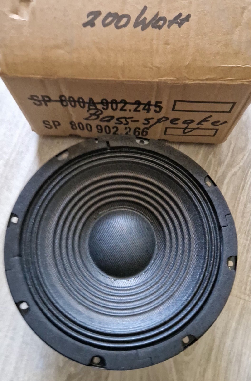 SkyTec SP800 • Bass Speaker 200 Watt - 8 inch, Audio, Tv en Foto, Luidsprekers, Subwoofer, Nieuw, Ophalen of Verzenden, 150 watt of meer