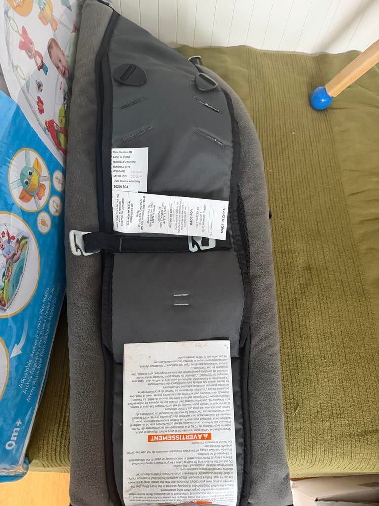 Thule hangmat voor baby's in fietsaanhanger, Kinderen en Baby's, Babydragers en Draagdoeken, Gebruikt, Overige typen, Overige merken