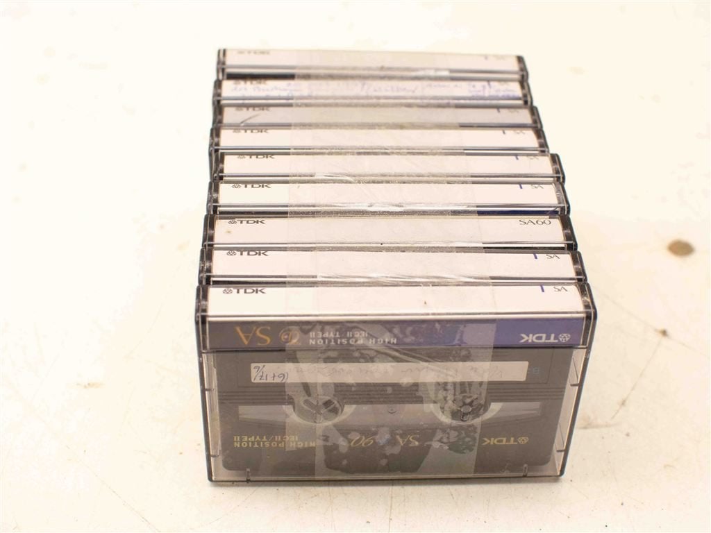 9 TDK cassettebandjes 38491, Ophalen of Verzenden, Gebruikt, Overige genres, 1 bandje