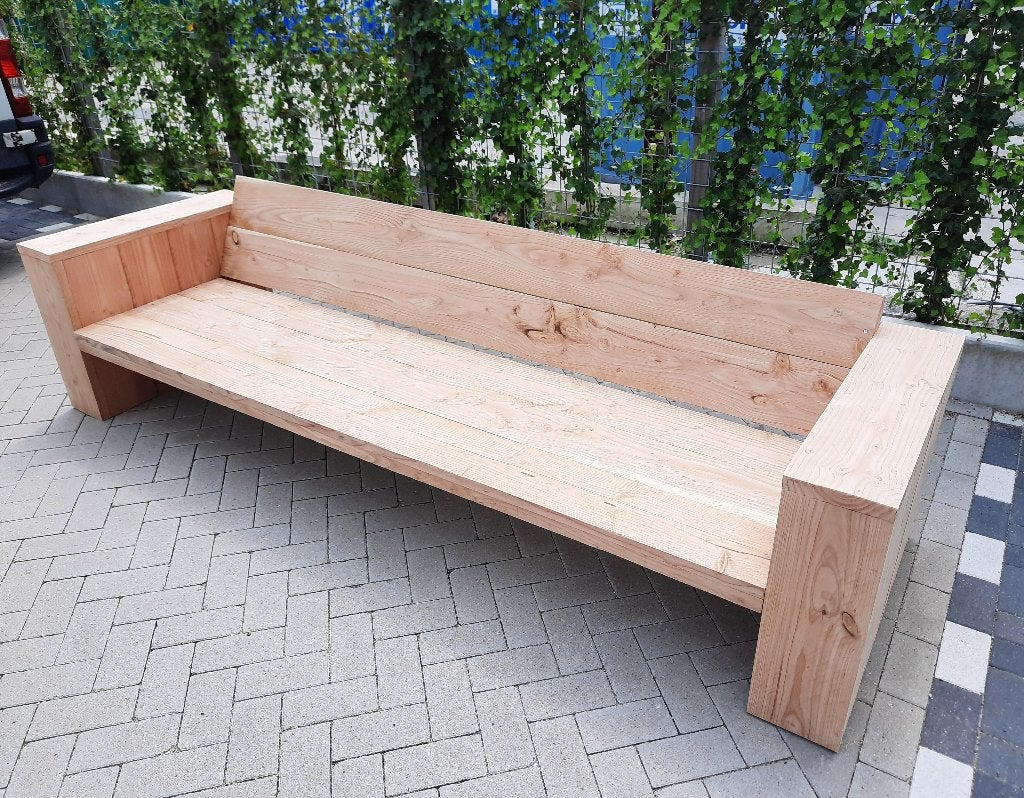 Loungebank van Douglas hout 240cm - bank - houten tuinbank, Ophalen of Verzenden, Nieuw