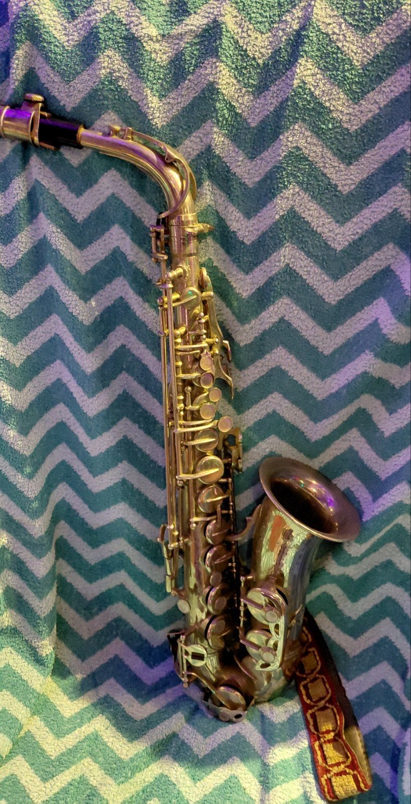 Roland Meinl saxefoon 60 jaren, Ophalen of Verzenden, Gebruikt, Overige typen, Met koffer