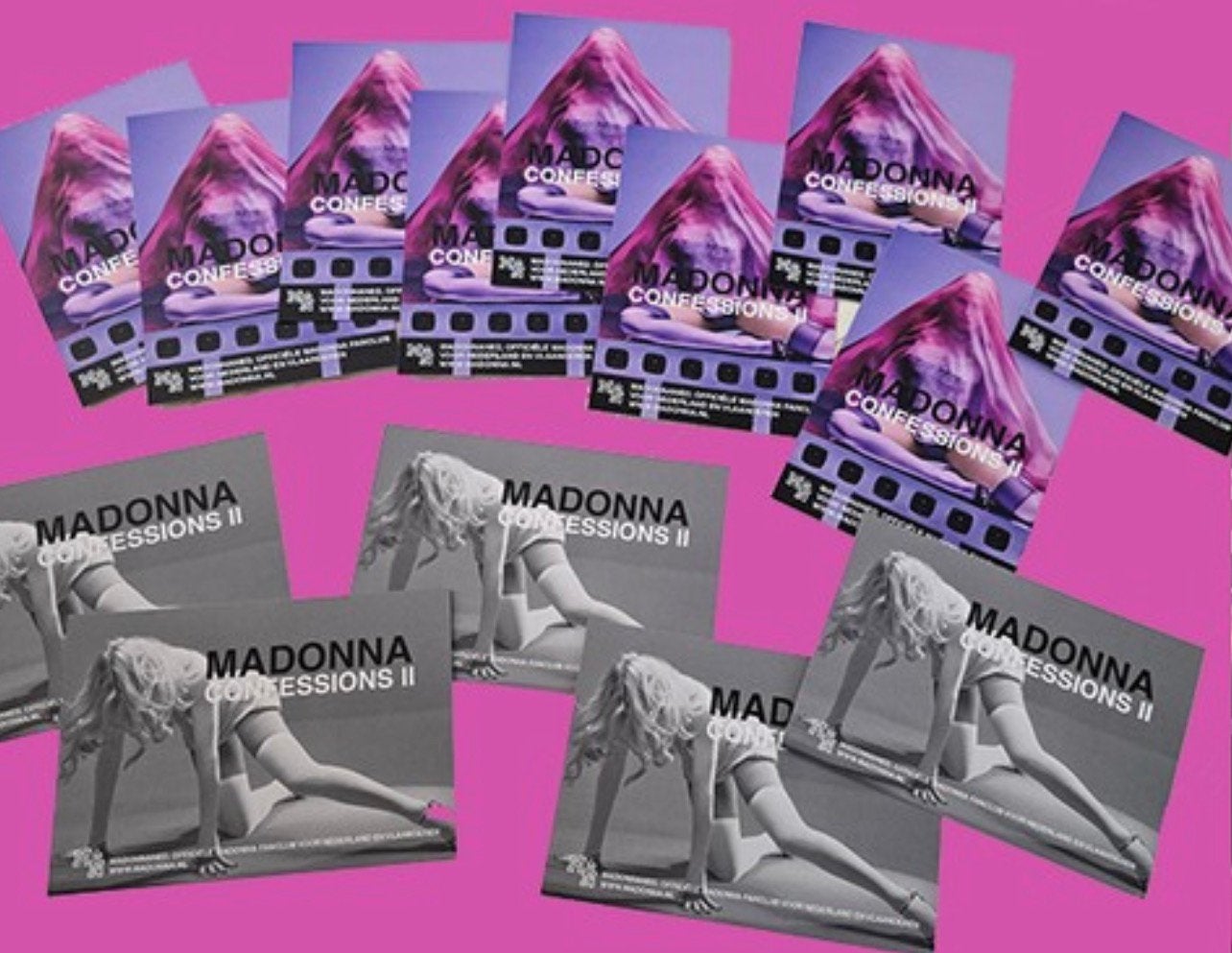 Gezocht madonna confessions kaarten plato, Ophalen of Verzenden, Zo goed als nieuw, 1:35 tot 1:50
