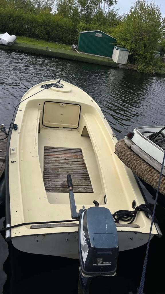 Elan P-90 sloep + Yamaha 6 pk 2-takt klusmotor + accessoires, Ophalen, Tot 10 pk, Zo goed als nieuw, 3 tot 6 meter