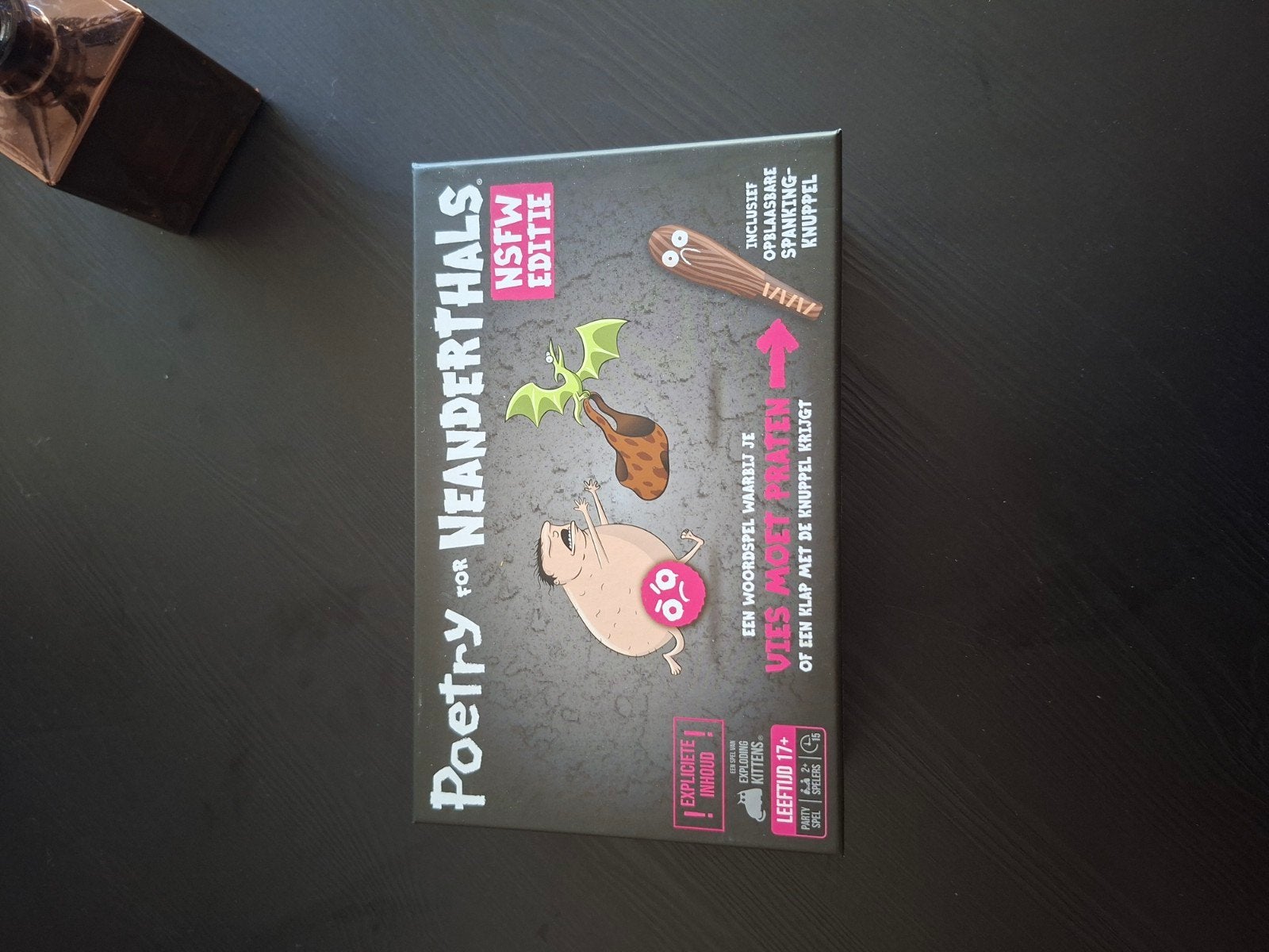Poetry for Neandertals NSFW Editie - Kaartspel, Vijf spelers of meer, Ophalen of Verzenden, Zo goed als nieuw, Exploding Kittens