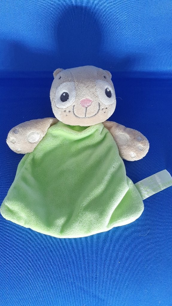 Frendz VenD knuffeldoek Poes, groen. 20 cm. T2, Tweedehands verkoop, Tweedehands verkoop, Gebruikt, Overige typen