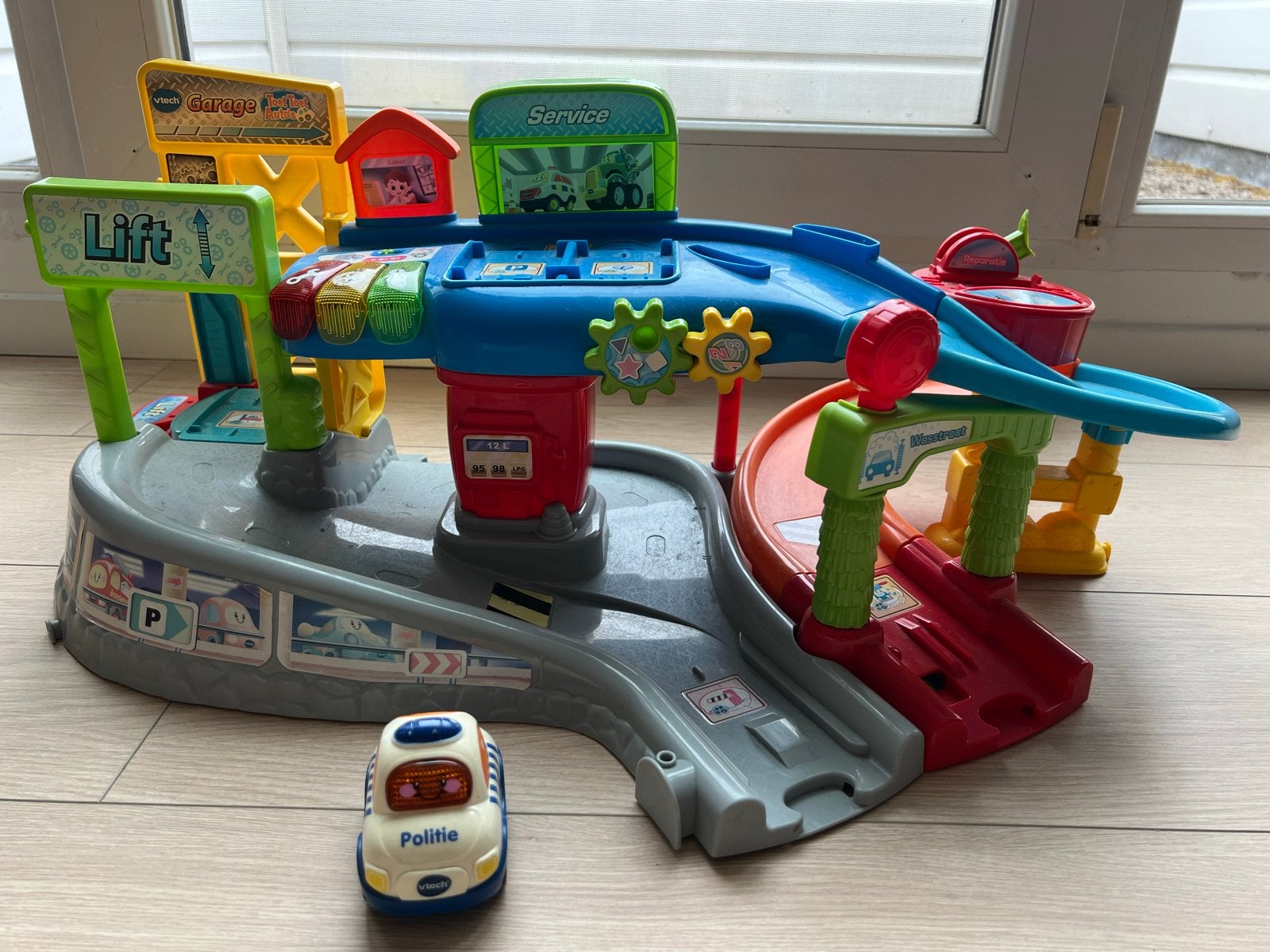 VTech Toet Toet Auto's Garage, Politieauto & Extra Baandelen, Ophalen of Verzenden, Gebruikt, 6 maanden tot 2 jaar