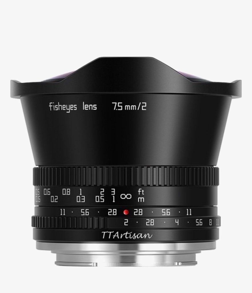 TTArtisan 7.5mm F2 Fujifilm X-Mount Objectief - Nieuw!, Ophalen of Verzenden, Nieuw, Groothoek Fisheye-lens