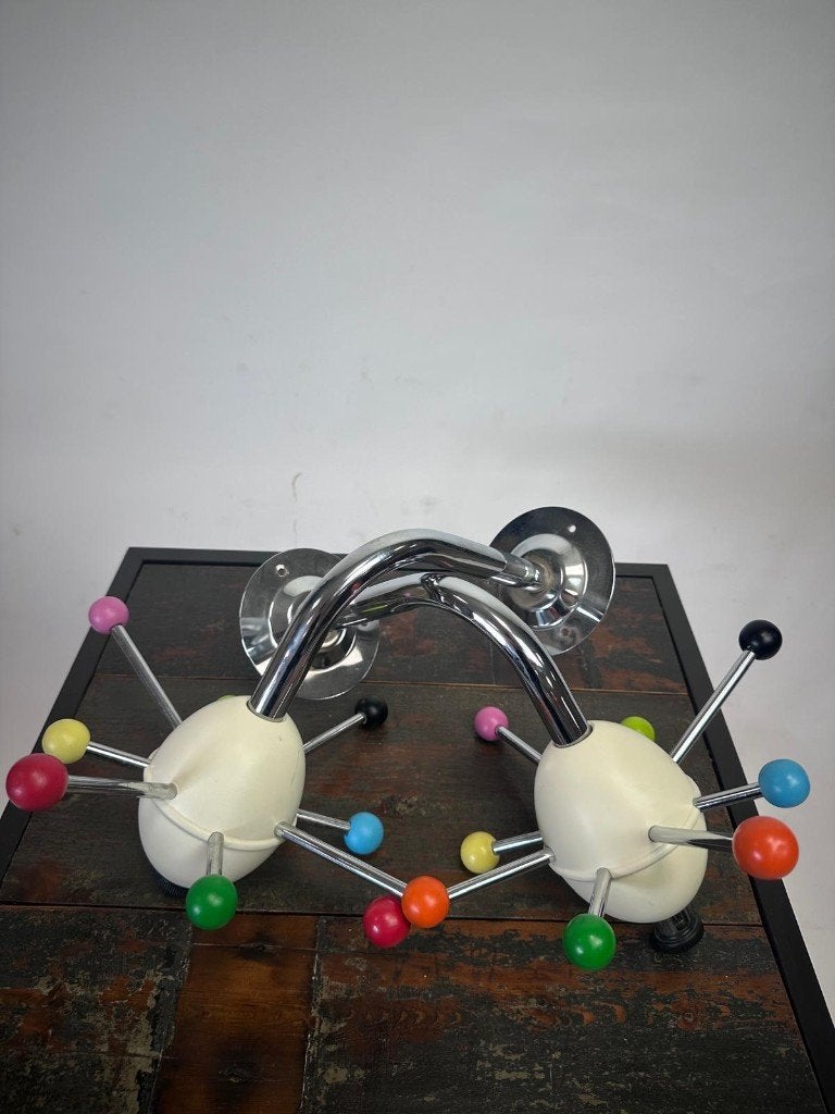 2 stuks Vintage Wandkapstok sputnik saturnus ikea, Wandkapstok, Ophalen of Verzenden, Zo goed als nieuw, Minder dan 100 cm
