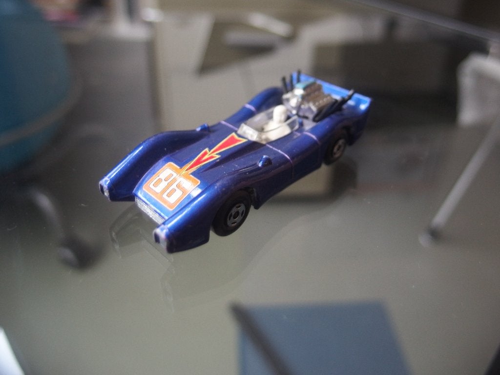 Matchbox No 61 Blue Shark 86 (1971), Ophalen of Verzenden, Gebruikt, Auto