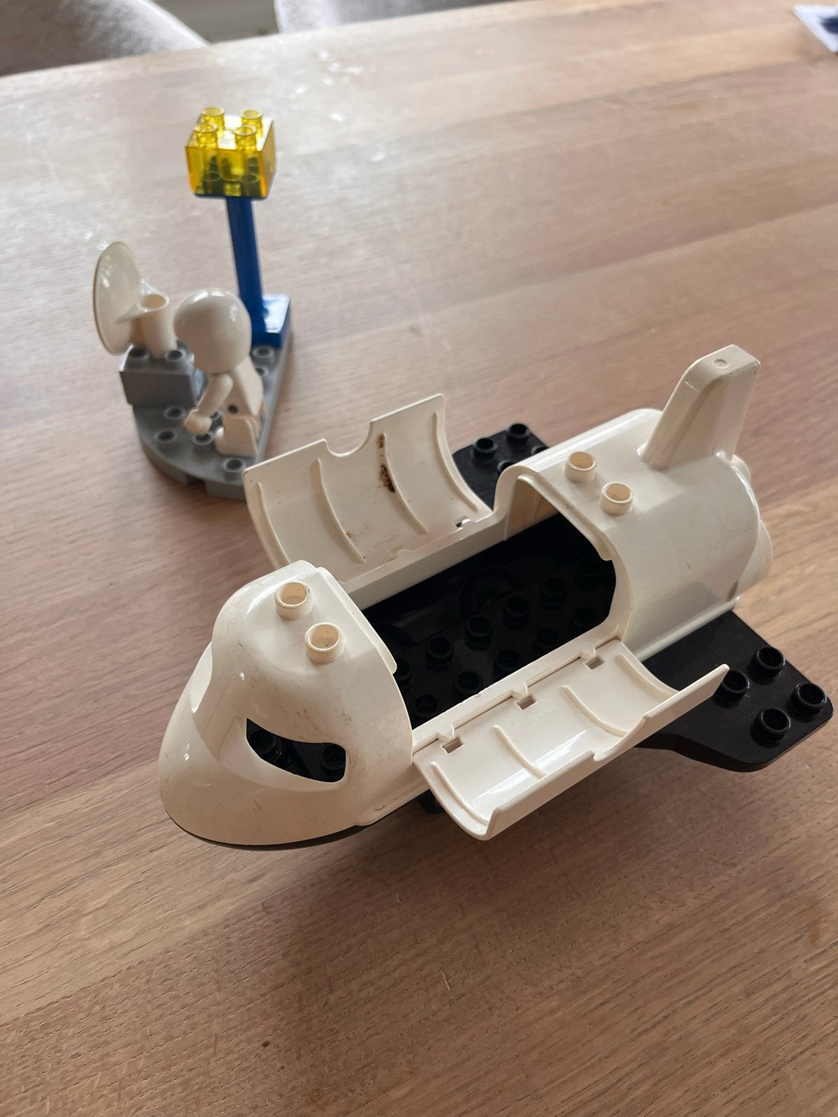 Lego Duplo Ruimteschip met Astronaut en Basisstation, Ophalen, Gebruikt, Overige merken