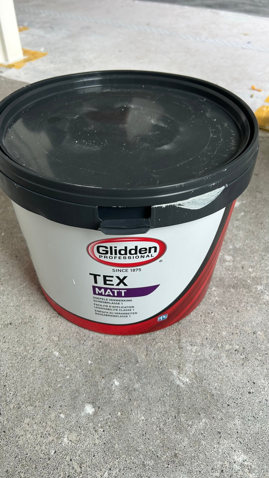 Glidden Professional TEX MATT Verf - Village Steepl 8L, Doe-het-zelf en Verbouw, Verf, Beits en Lak, Ophalen, Overige kleuren