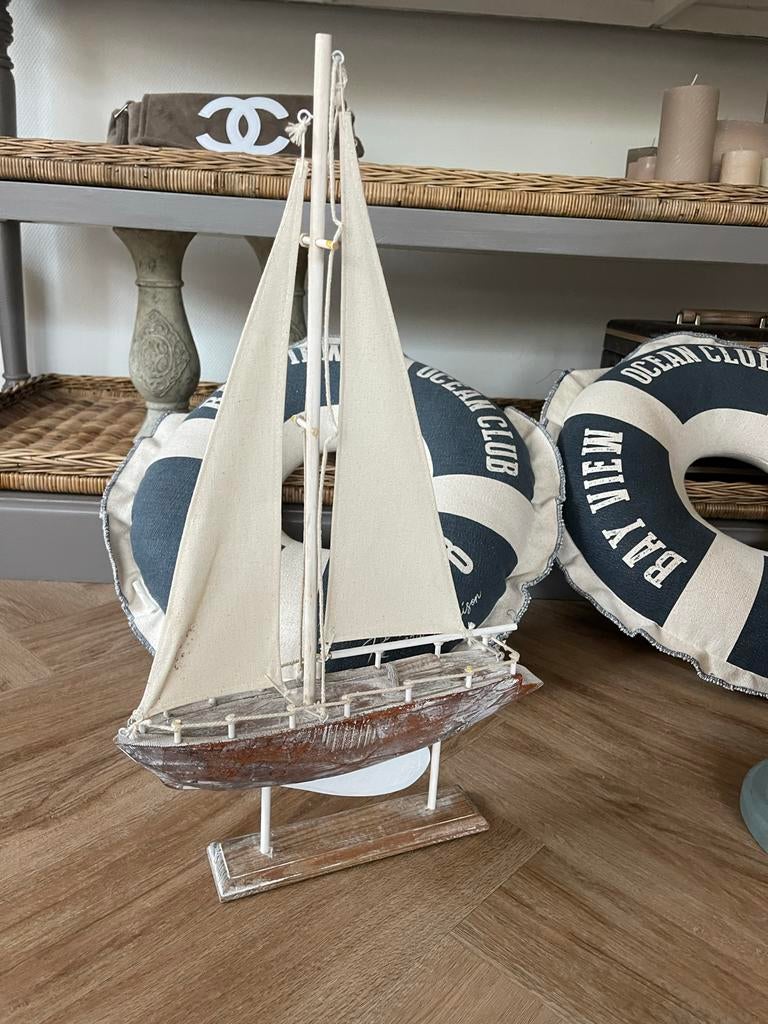 Riviera Maison en J-line set decoratie, Huis en Inrichting, Hout, Nieuw, Ophalen of Verzenden, Landelijk