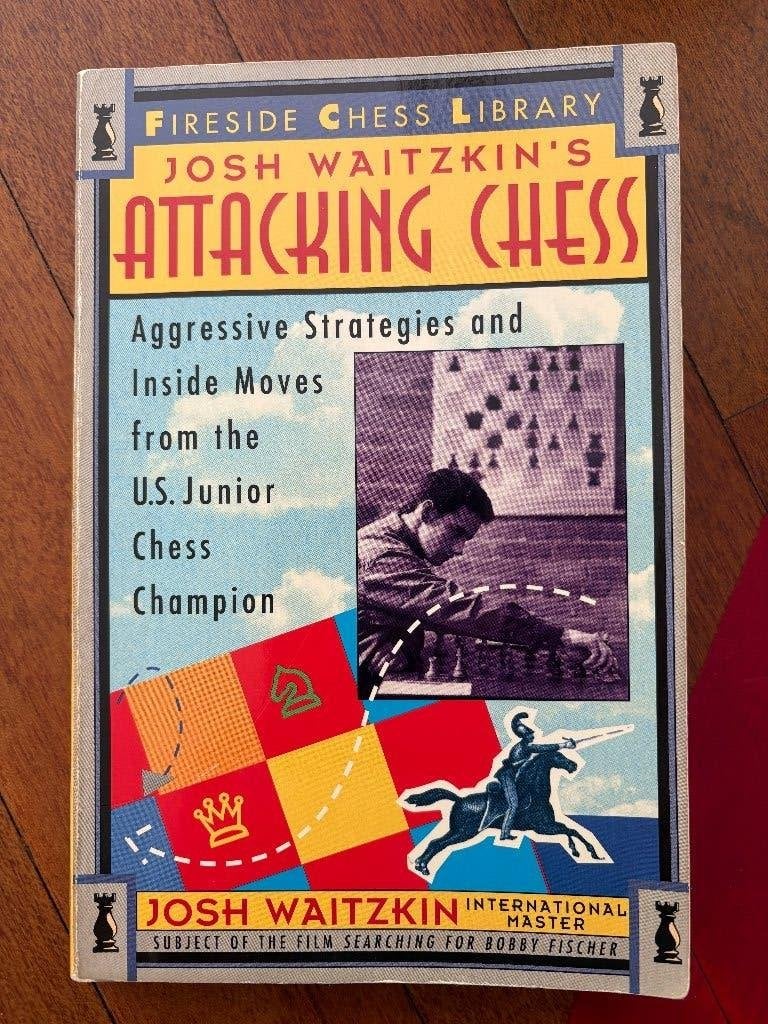 attacking chess by josh waitzkin, Gelezen, Josh waitzkin, Ophalen of Verzenden, Denksport