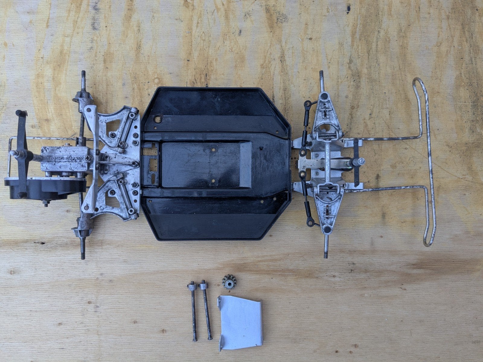 Graupner/Kyosho Rally Sport chassis., Hobby en Vrije tijd, Elektro, Gebruikt, Auto offroad, Ophalen of Verzenden