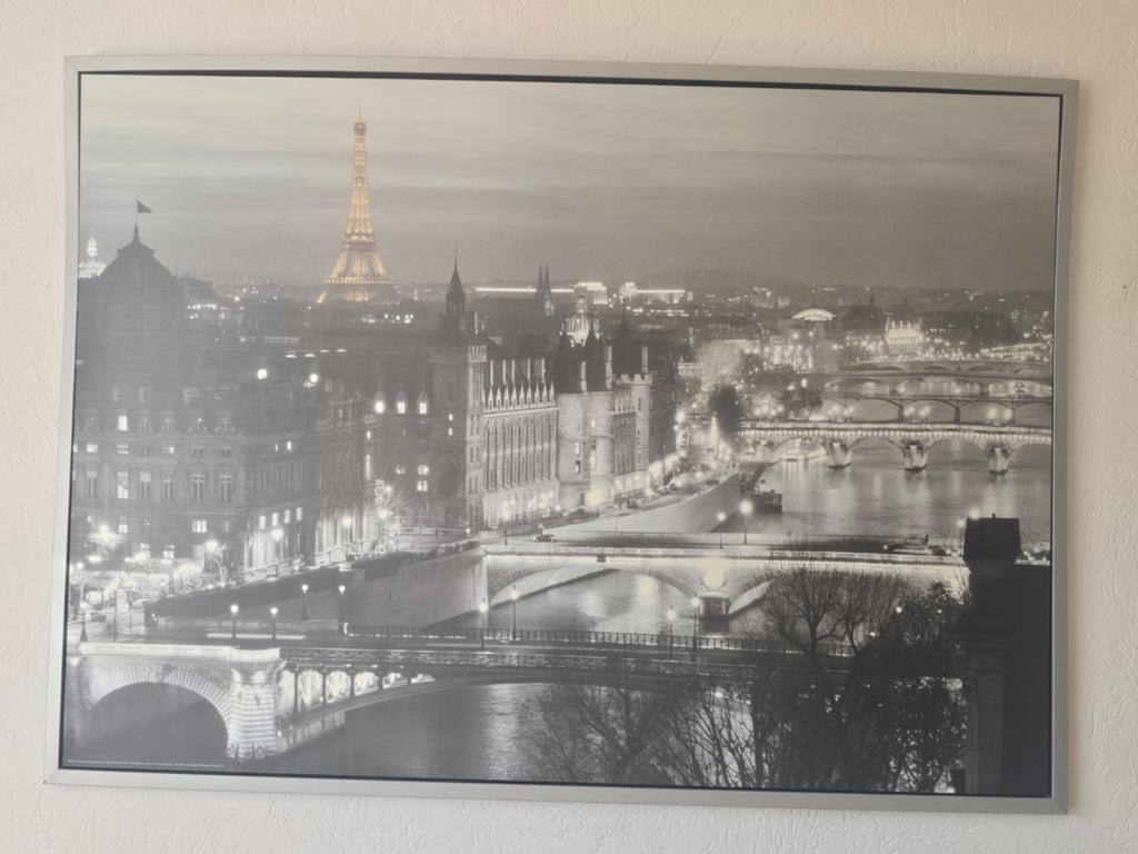 Foto van Parijs in lijst, Ophalen of Verzenden