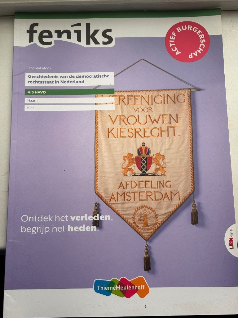 Feniks Geschiedenis bovenbouw havo en vwo - ThiemeMeulenhoff, Boeken, Geschiedenis, Ophalen of Verzenden, HAVO, Nieuw