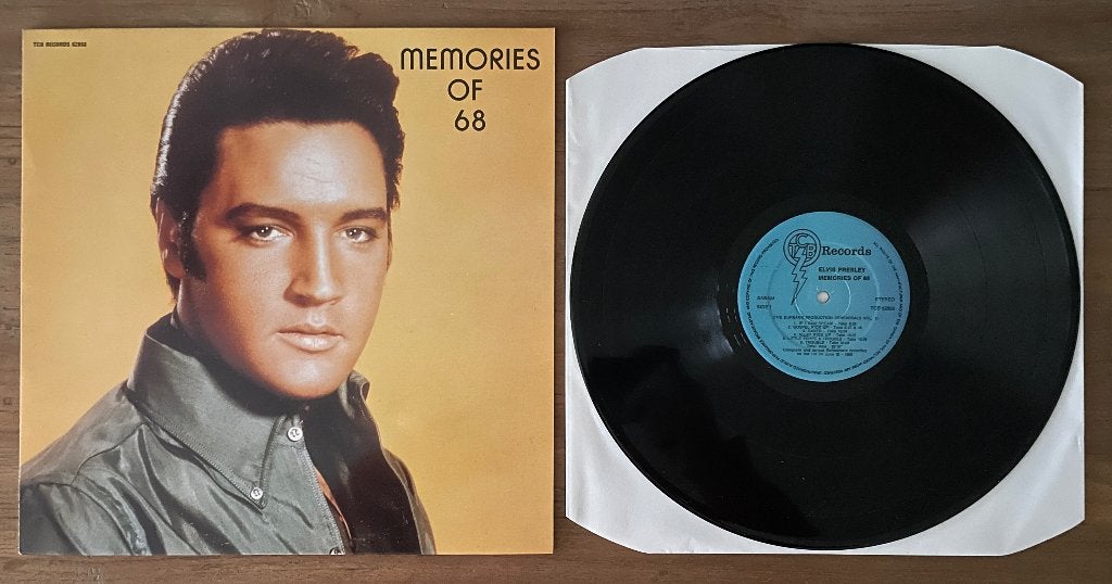 Elvis Presley - Memories Of 68 - Import LP - 1989 (MINT), Zo goed als nieuw, 12 inch, LP, Beschermende buitenhoes