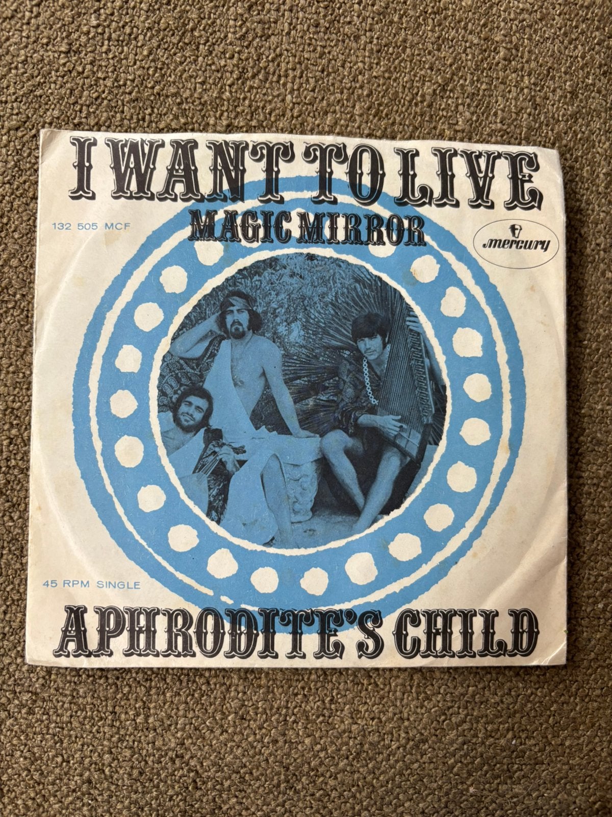 Aphrodite’s Child - I want to Live, Ophalen of Verzenden, Gebruikt, 7 inch, Pop