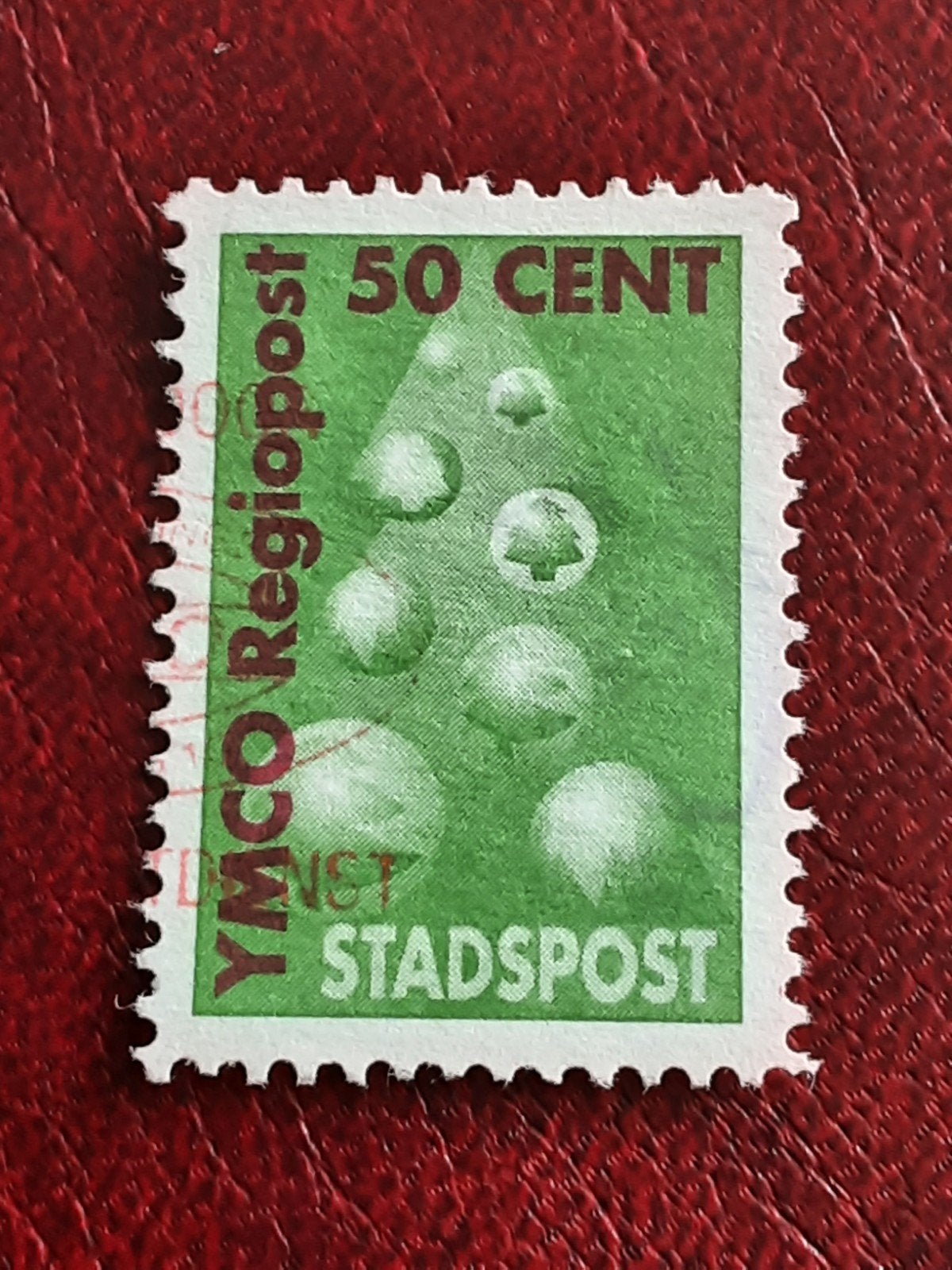 Regiopost Ymco  Kerstzegel 59ct ( gest), Ophalen of Verzenden