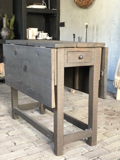 ZO MOOI...NIEUW klaptafel RANEE HOFFZ ook mooi als sidetable, Nieuw, Ophalen of Verzenden, Nvt, Rechthoekig