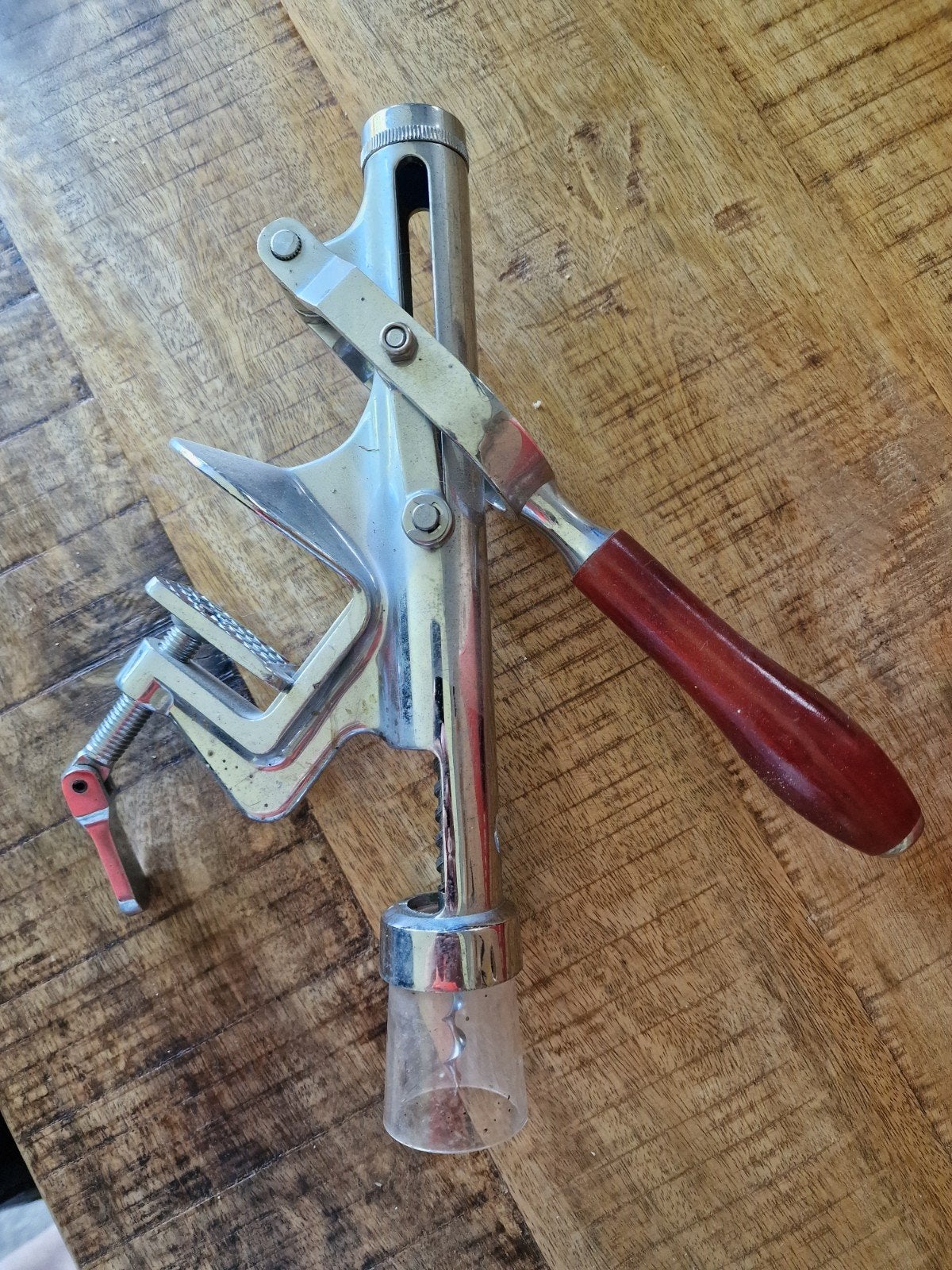 Proffesionele Tafelkurkentrekker met Houten Handvat, Ophalen of Verzenden