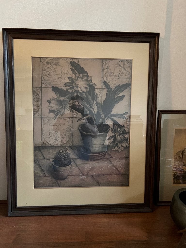 Litho, Antiek en Kunst, Gesigneerd, Ophalen, Dieren en Natuur, Lithografie