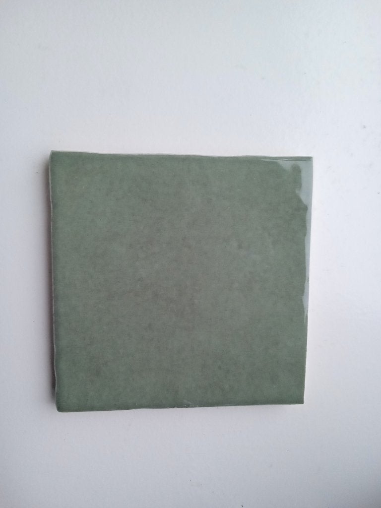 Handvorm wandtegels keramiek groen 10x10, Doe-het-zelf en Verbouw, Tegels, Ophalen, Nieuw, Minder dan 20 cm, Minder dan 20 cm