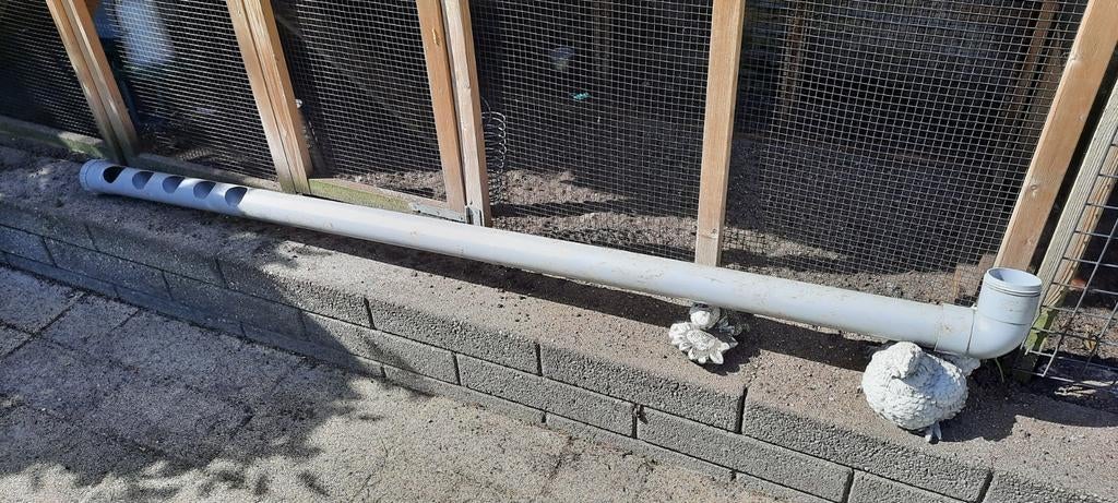 Kippenvoerbuis pvc, Dieren en Toebehoren, Pluimvee | Toebehoren, Ophalen of Verzenden