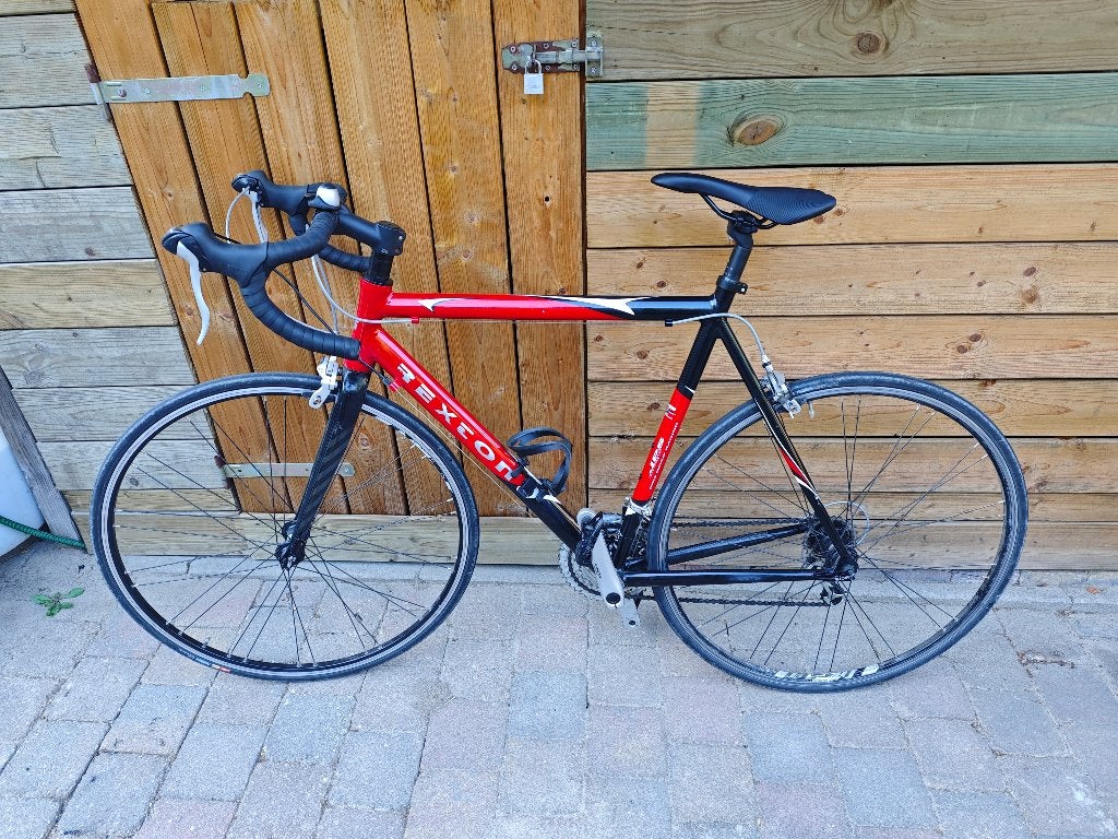 Racefiets rexcon, Fietsen en Brommers, Fietsen | Racefietsen, 28 inch, Gebruikt, Velgrem, Aluminium