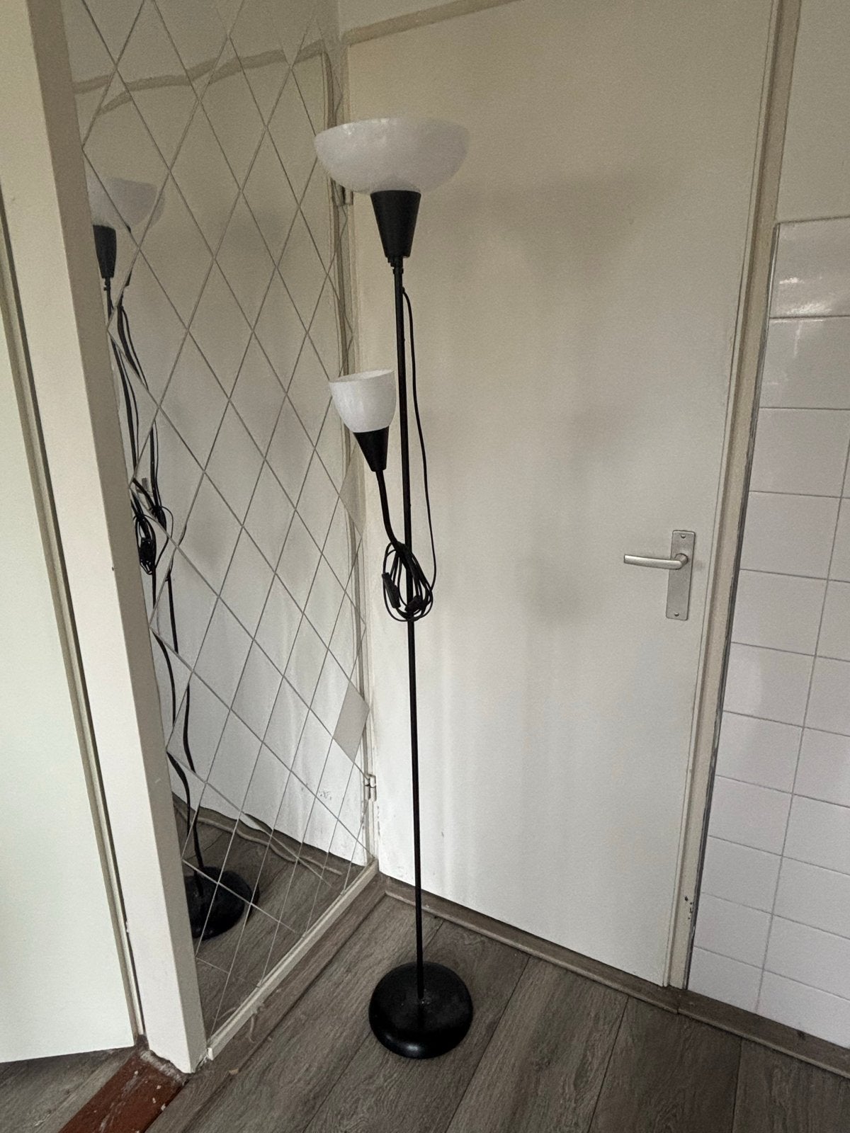 IKEA TÅGARP vloer + lees lamp, Ophalen, Zo goed als nieuw, Metaal, 150 tot 200 cm