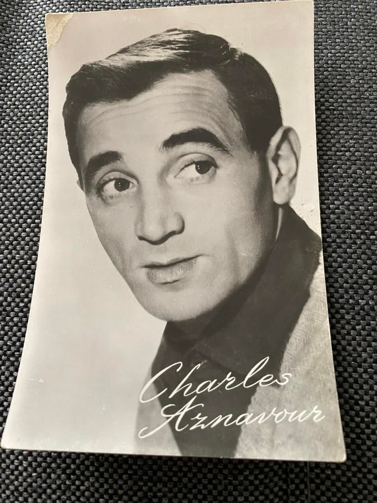 Filmster frans aznavour en charrier, Verzamelen, Ophalen of Verzenden, Zo goed als nieuw
