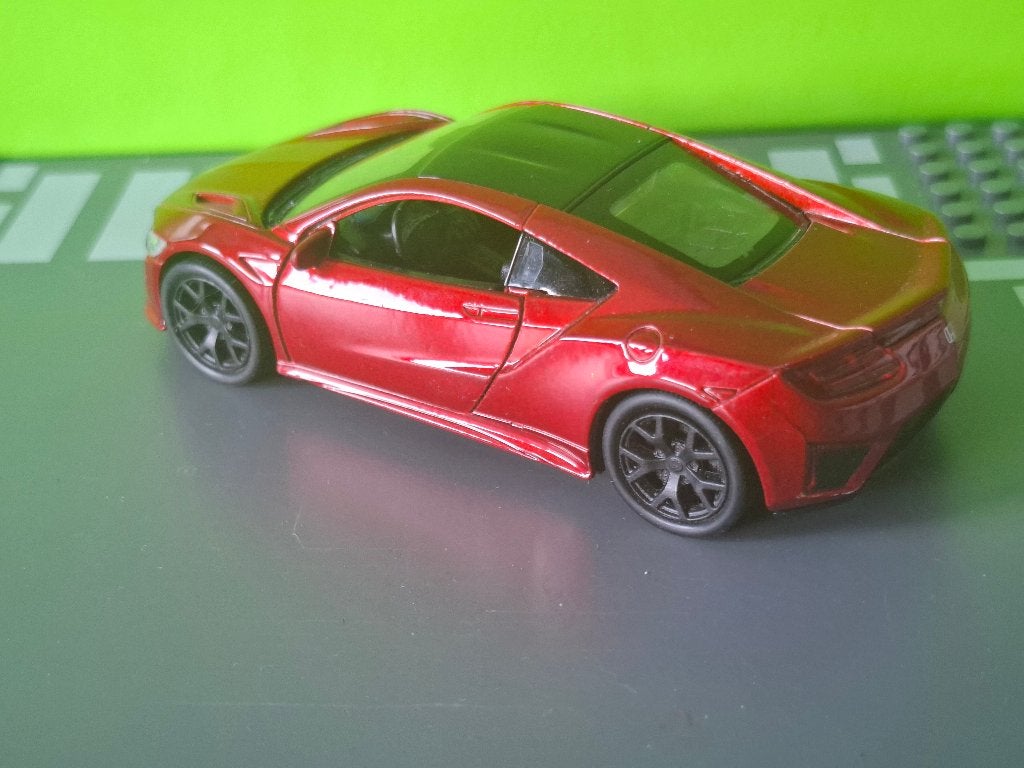 Welly - Honda NSX [rood] 1/38, Hobby en Vrije tijd, Ophalen of Verzenden, Gebruikt, Auto