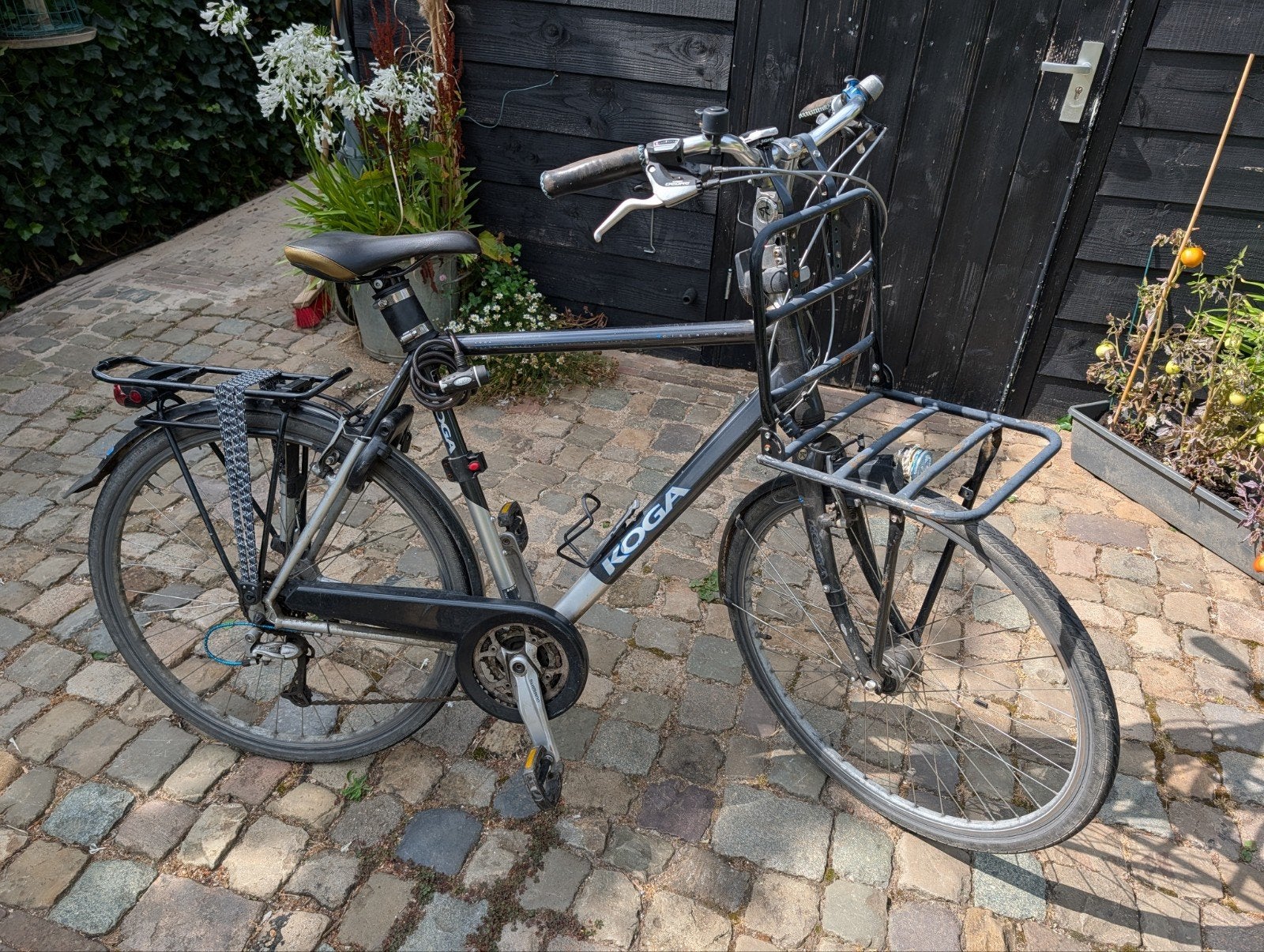 Koga Miyata Distance 2012, 60 cm, opknapper, Fietsen en Brommers, Gebruikt, Velgrem, Versnellingen, 57 tot 61 cm