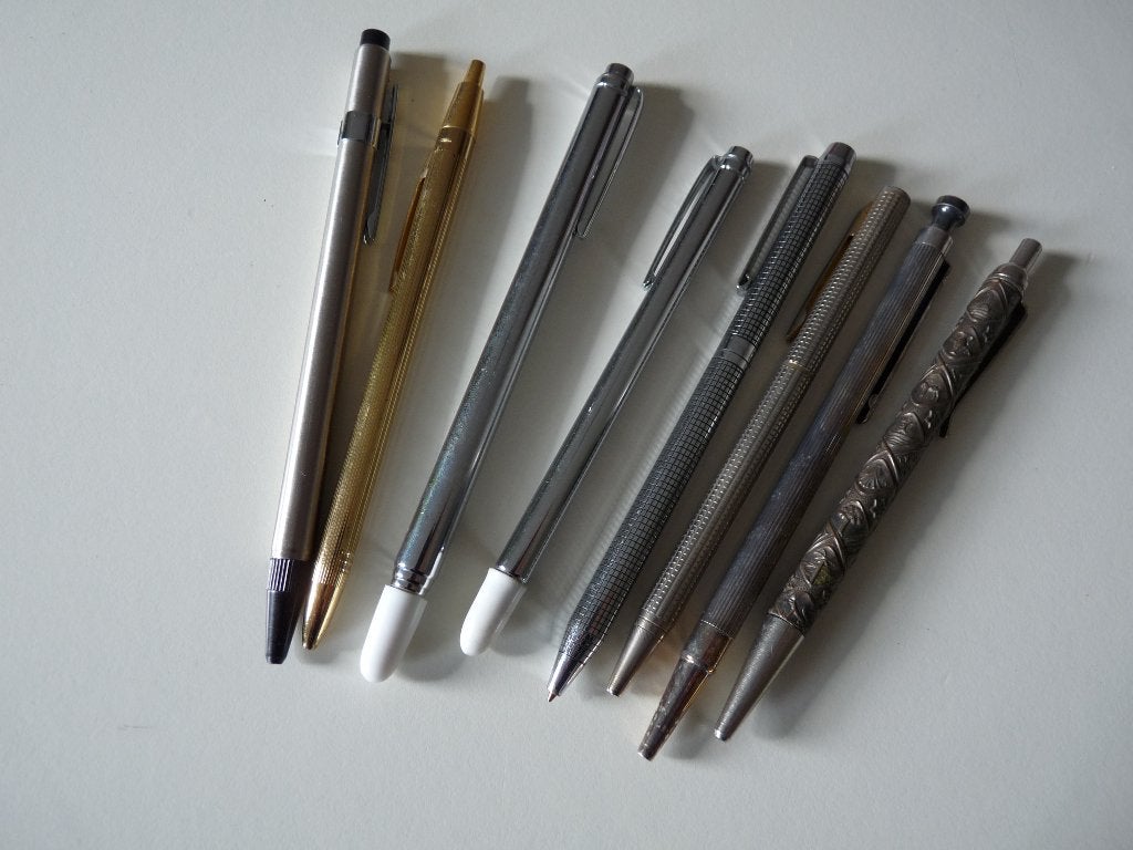 Diverse oude Pennen, Verzamelen, Ophalen of Verzenden, Gebruikt, Balpen, Overige merken