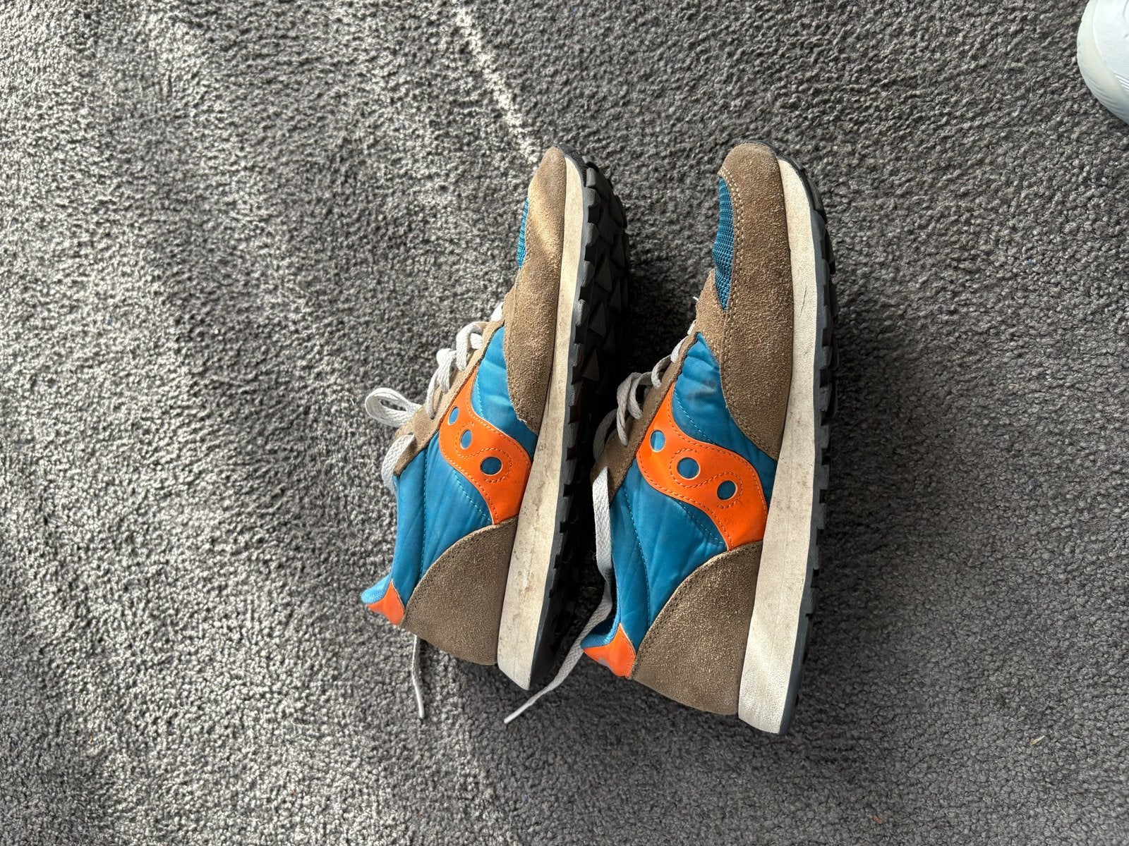 Saucony Jazz Original Vintage Sneakers - Maat 38, Ophalen of Verzenden, Zo goed als nieuw, Blauw, Sneakers of Gympen