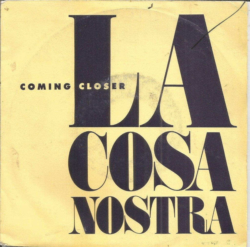 La Cosa Nostra – Coming Closer (1984), Fotohoes, 7 inch, Ophalen of Verzenden, Zo goed als nieuw