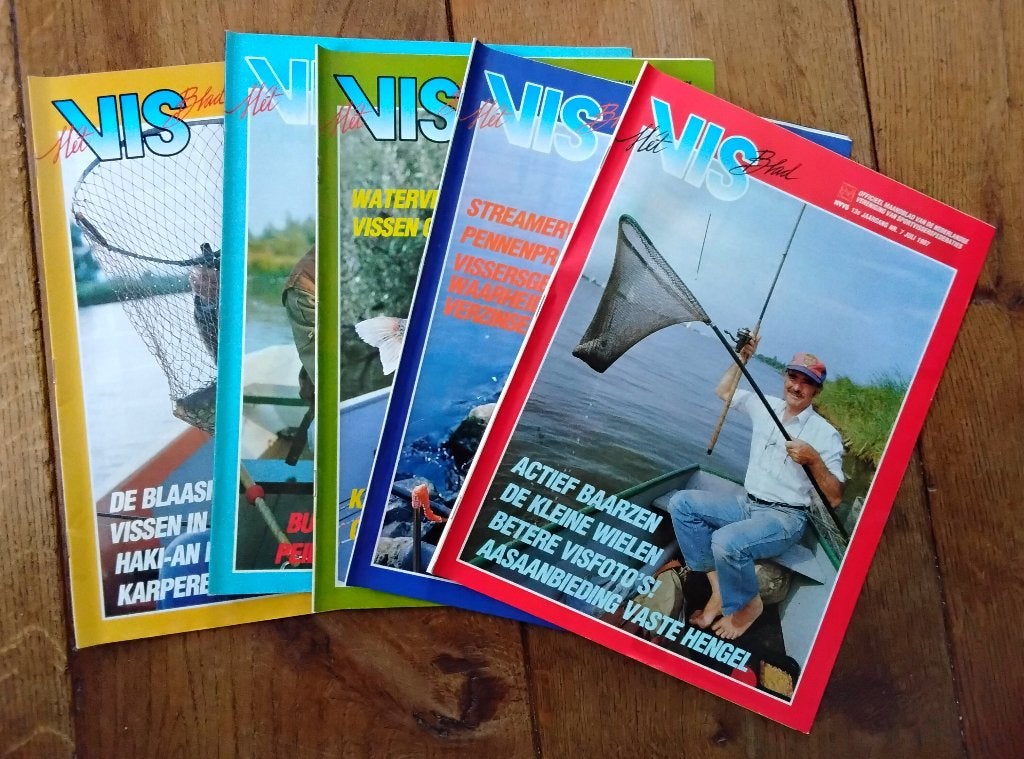 Vintage visbladen: Hét visblad - Officieel maandblad van de, Ophalen of Verzenden, Gelezen, Watersport en Hengelsport