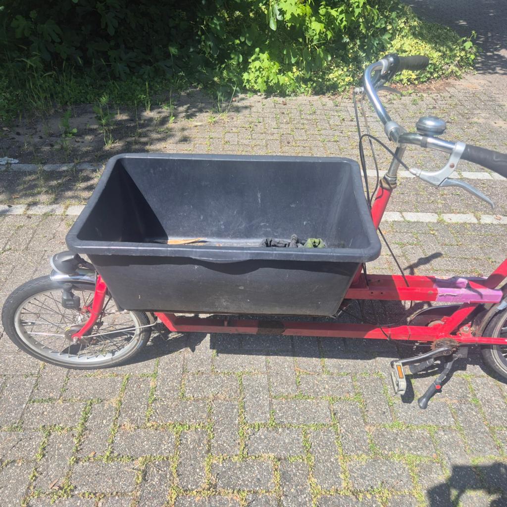 Bakfiets, Ophalen, Gebruikt, Goederen